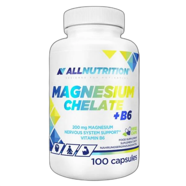 Magnija bisglicināts / Magnesium Chelate + B6 (100 kapsulas)