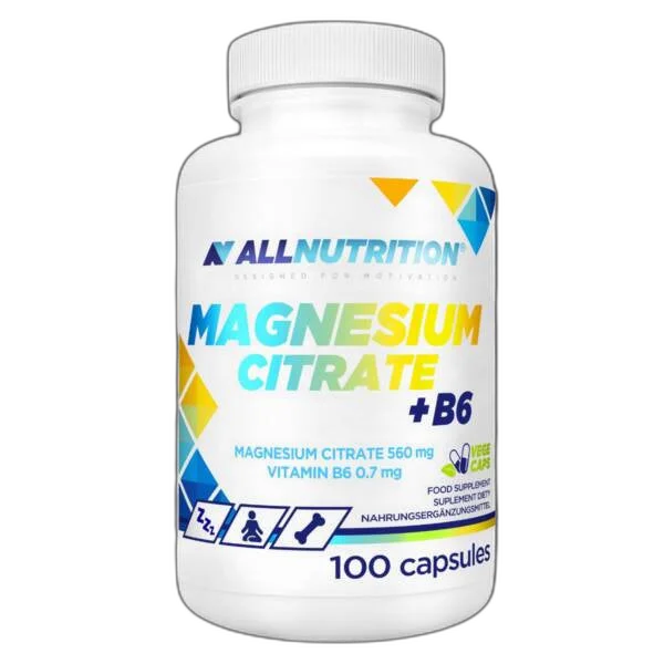 Magnija citrāts / Magnesium Citrate + B6 (100 kapsulas)