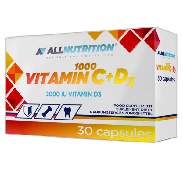 Vitamin C 1000 + D3 (30 kapsulas)