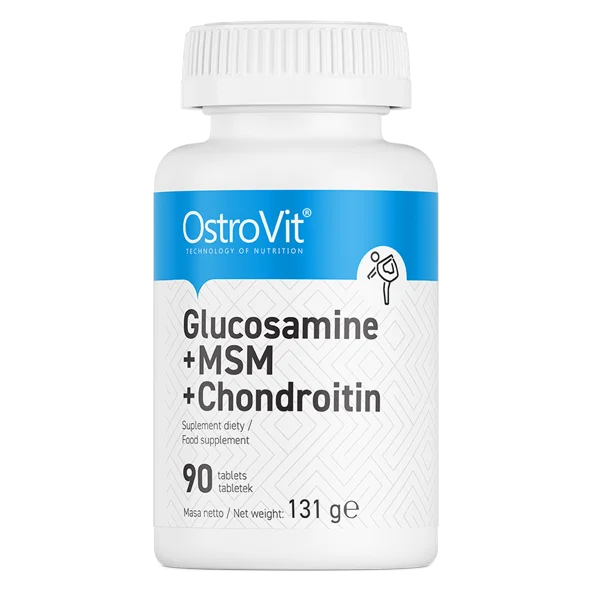Glikozamīns / Glucosamine & Chondroitin + MSM (90 tabletes)