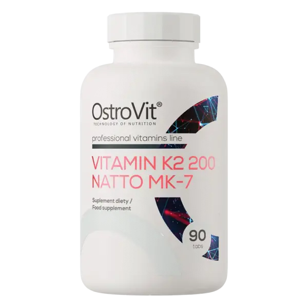 K2 vitamīns / Vitamin K2 200 NATTO MK-7 (90 tabletes)