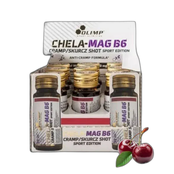 Magnija bisglicināta ŠOTI / Chela-Mag B6 Cramp Shot Sport Edition (25ml)