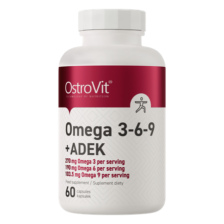 Zivju eļļa ar vitamīniem / Omega 3-6-9 + ADEK (60 kapsulas)