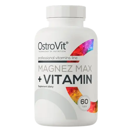 Magnijs + Vitamīni / Magnez Max + Vitamin (60 tabletes)