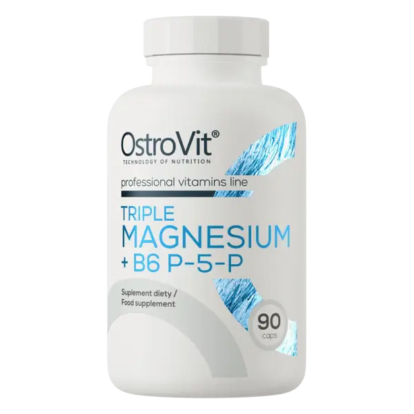 Magnijs / Triple Magnesium + B6 P-5-P (90 kapsulas)