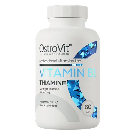 Tiamīns / Vitamīns B1 (60 kapsulas)