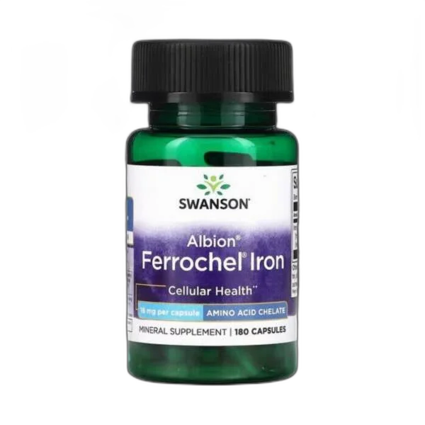 Dzelzs bisglicināts / Albion Ferrochel Iron (180 kapsulas)