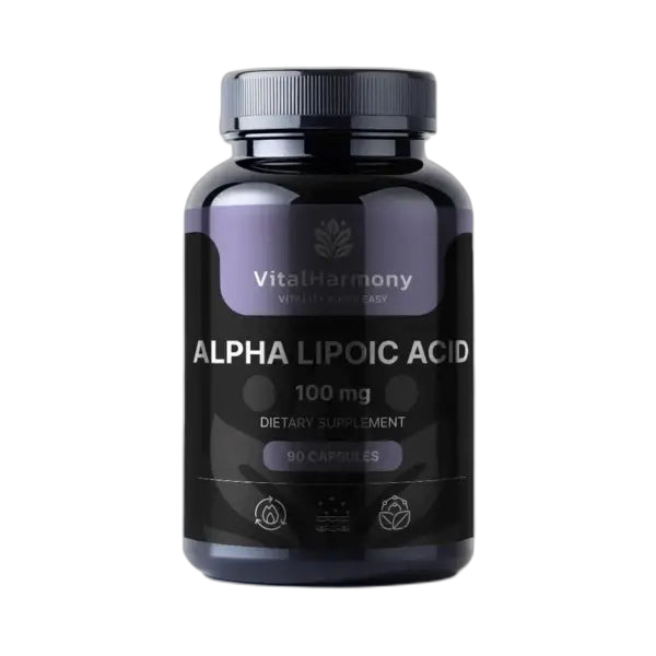 Alfa liposkābe / Alpha Lipoic Acid 100mg (90 kapsulas)
