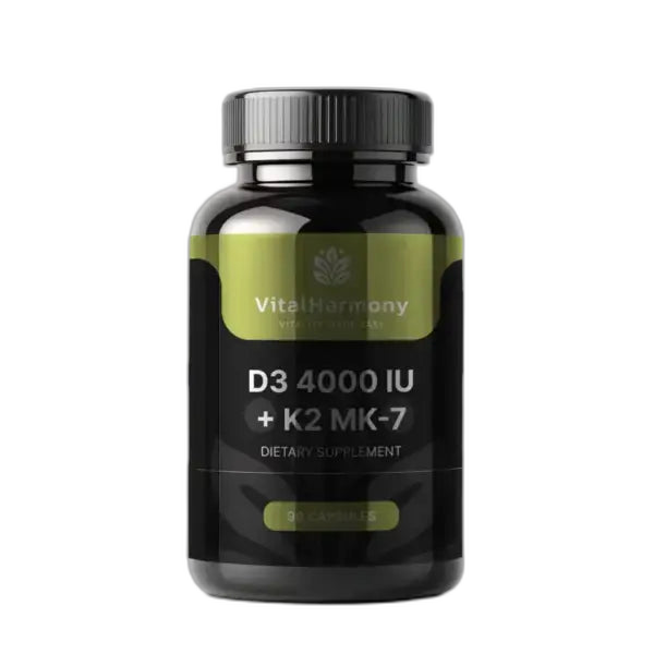 Vitamīns D3 4000 + K2 (90 kapsulas)