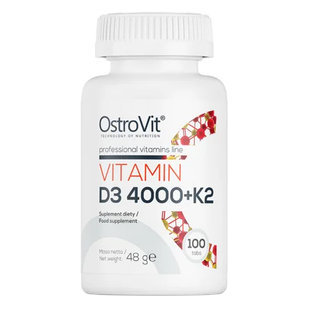 Vitamīns D3 4000 + K2 (100 tabletes)