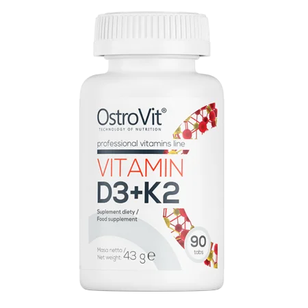 Vitamīns D3 + K2 (90 tabletes)