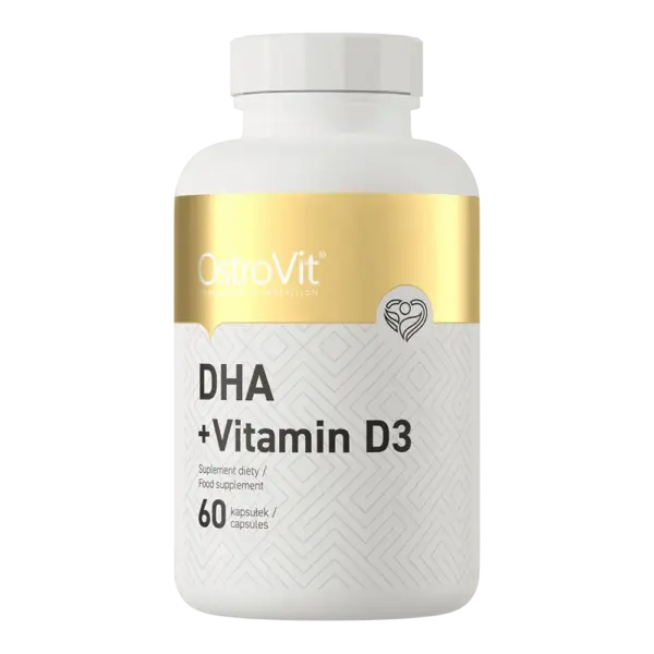 Zivju eļļa / DHA + Vitamin D3 (60 kapsulas)